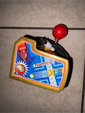 Retro Namco Arcade Controller in Gold and Red